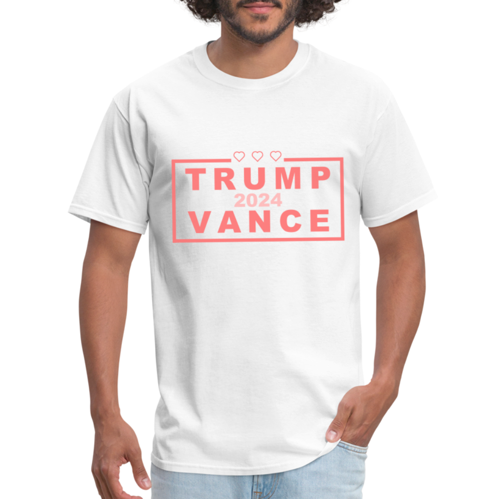 Trump Vance 2024 T-Shirt (Pink Letters) - white