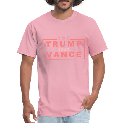 Trump Vance 2024 T-Shirt (Pink Letters) - pink