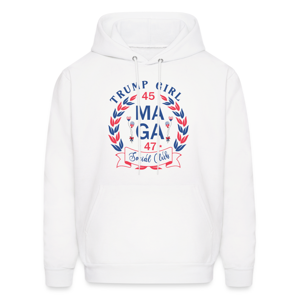 Trump Girl Social Club Hoodie (MAGA) - white