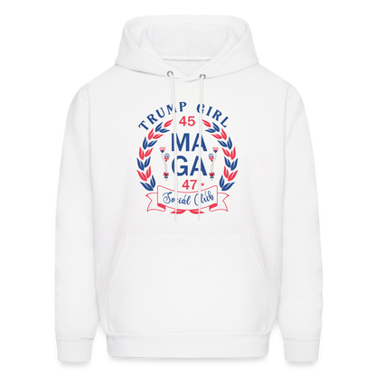 Trump Girl Social Club Hoodie (MAGA) - white