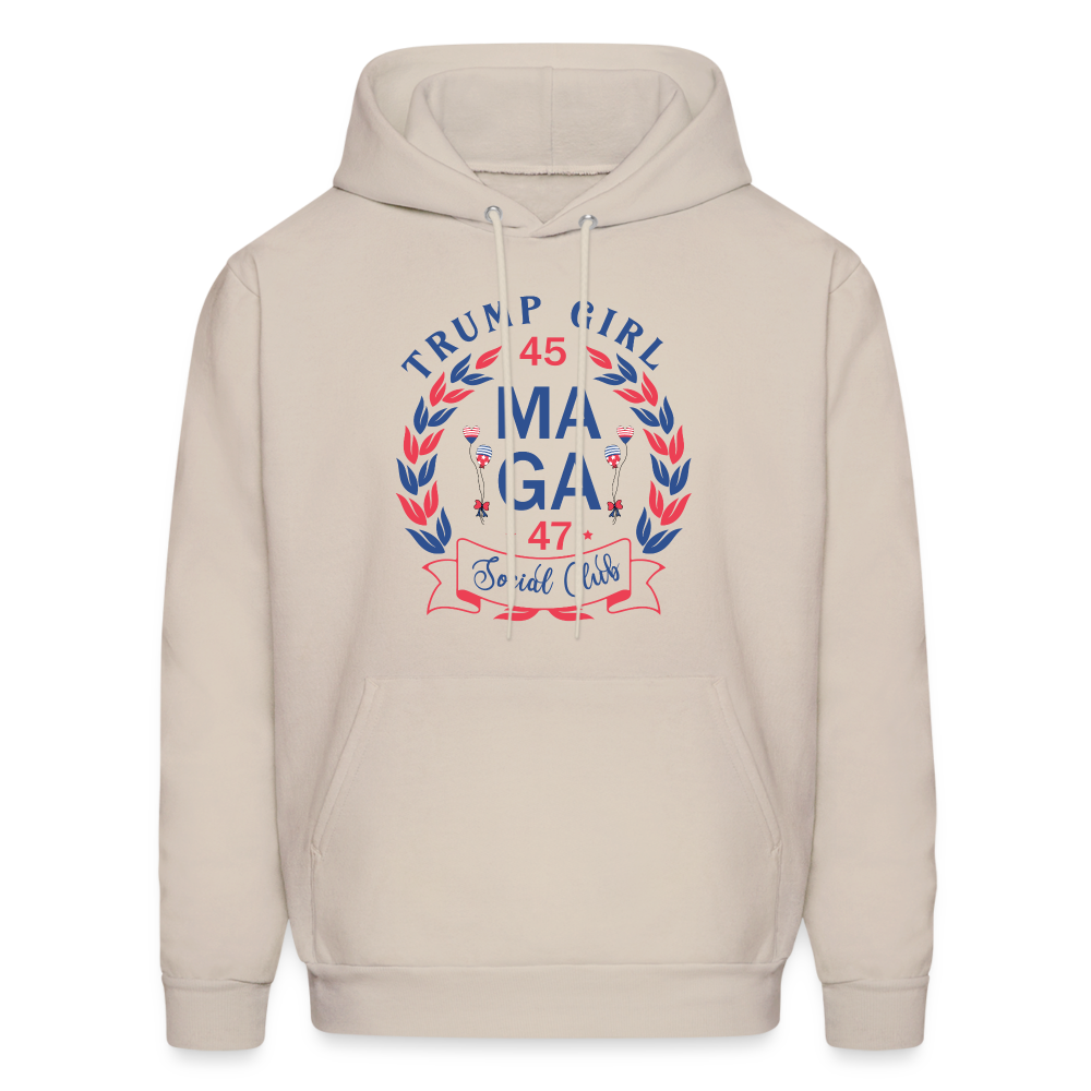 Trump Girl Social Club Hoodie (MAGA) - Sand