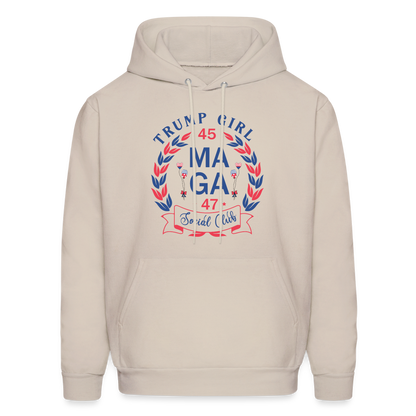 Trump Girl Social Club Hoodie (MAGA) - Sand