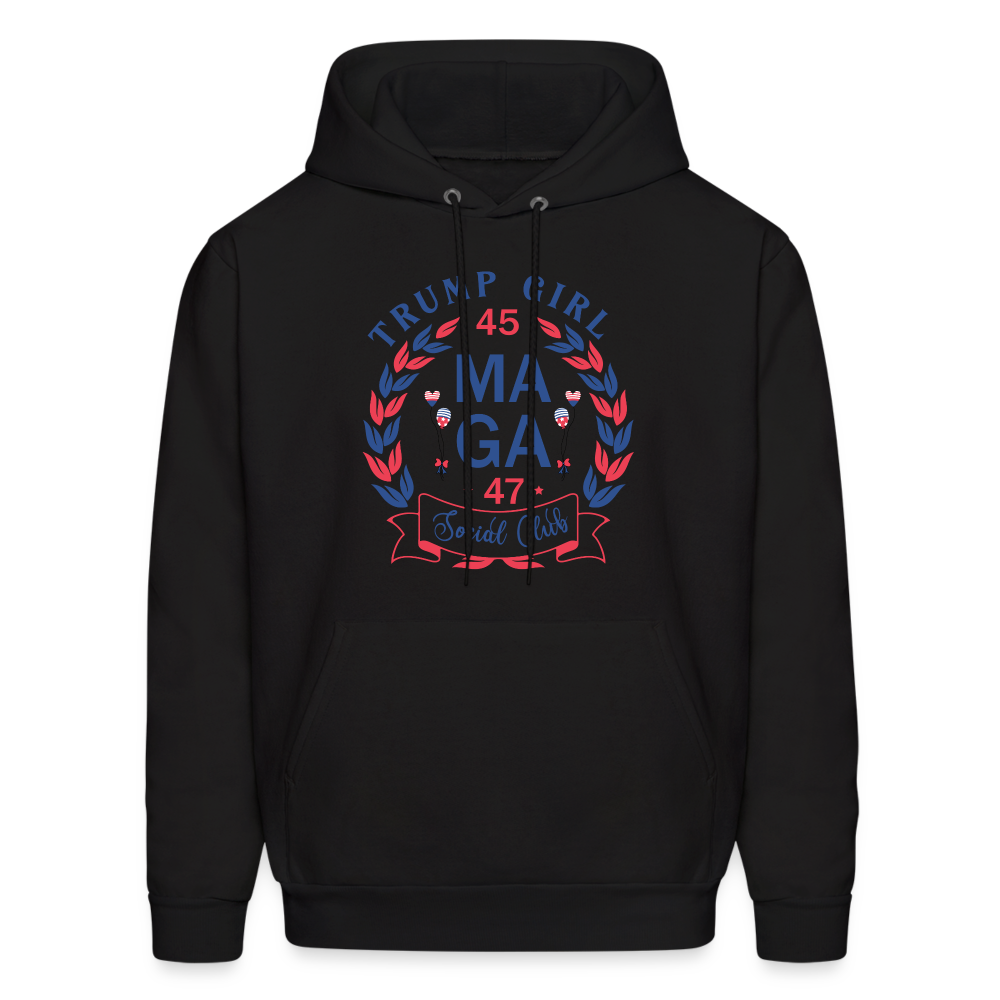 Trump Girl Social Club Hoodie (MAGA) - black