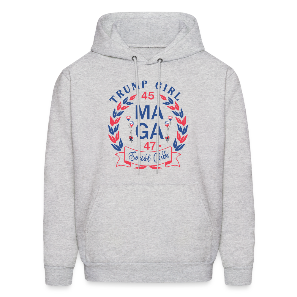 Trump Girl Social Club Hoodie (MAGA) - ash 