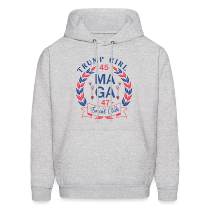 Trump Girl Social Club Hoodie (MAGA) - ash 