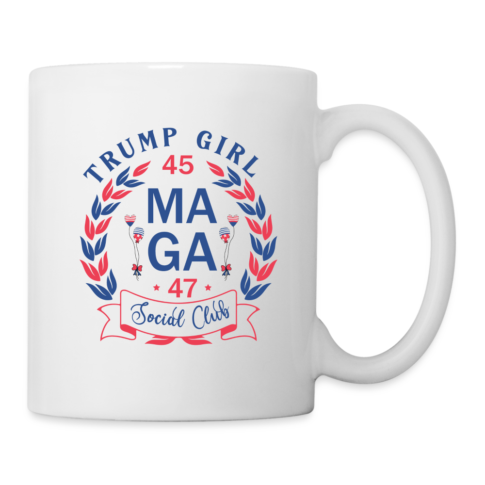 Trump Girl Social Club Coffee Mug (MAGA) - white