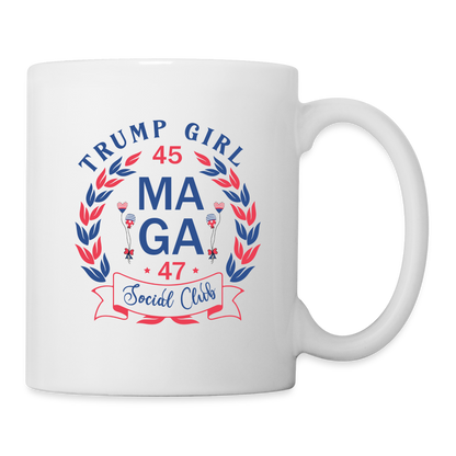 Trump Girl Social Club Coffee Mug (MAGA) - white