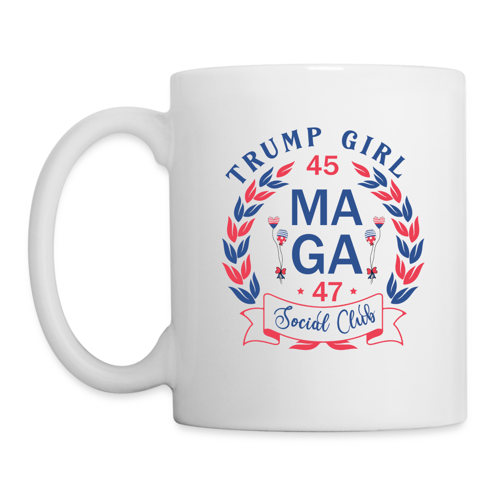 Trump Girl Social Club Coffee Mug (MAGA) - white