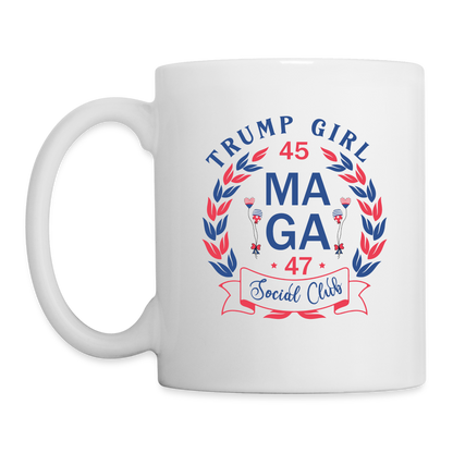 Trump Girl Social Club Coffee Mug (MAGA) - white