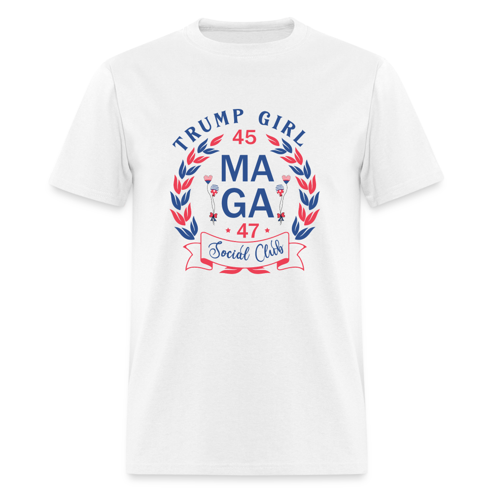 Trump Girl Social Club T-Shirt (MAGA) - white