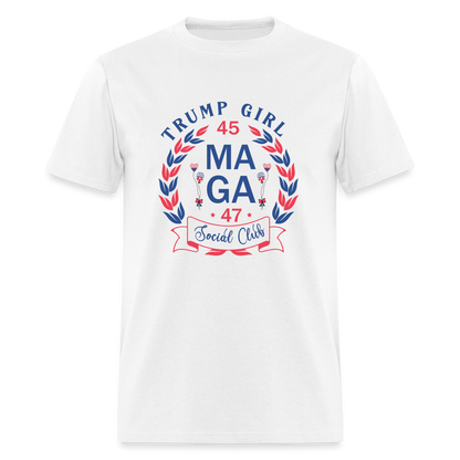 Trump Girl Social Club T-Shirt (MAGA) - white