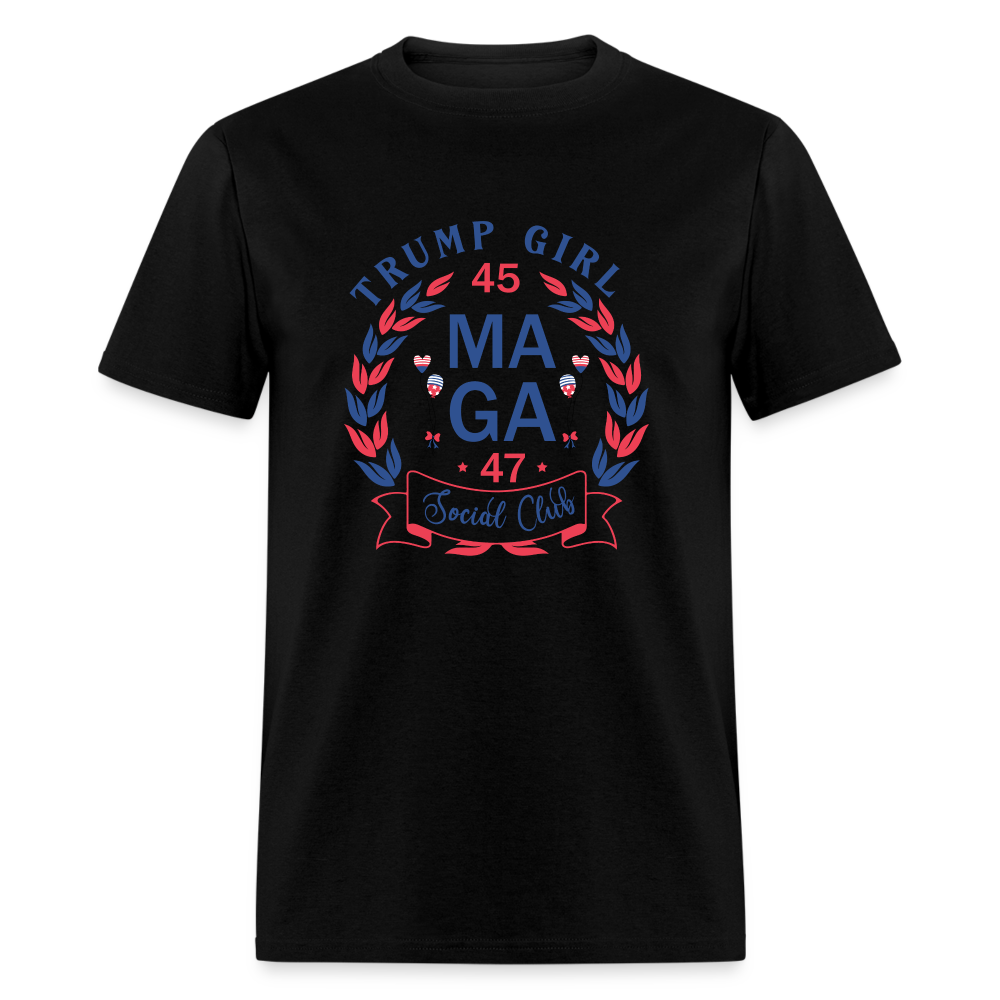 Trump Girl Social Club T-Shirt (MAGA) - black