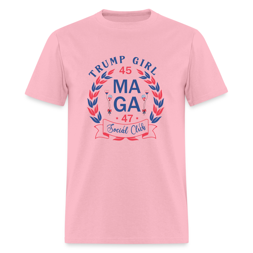 Trump Girl Social Club T-Shirt (MAGA) - pink