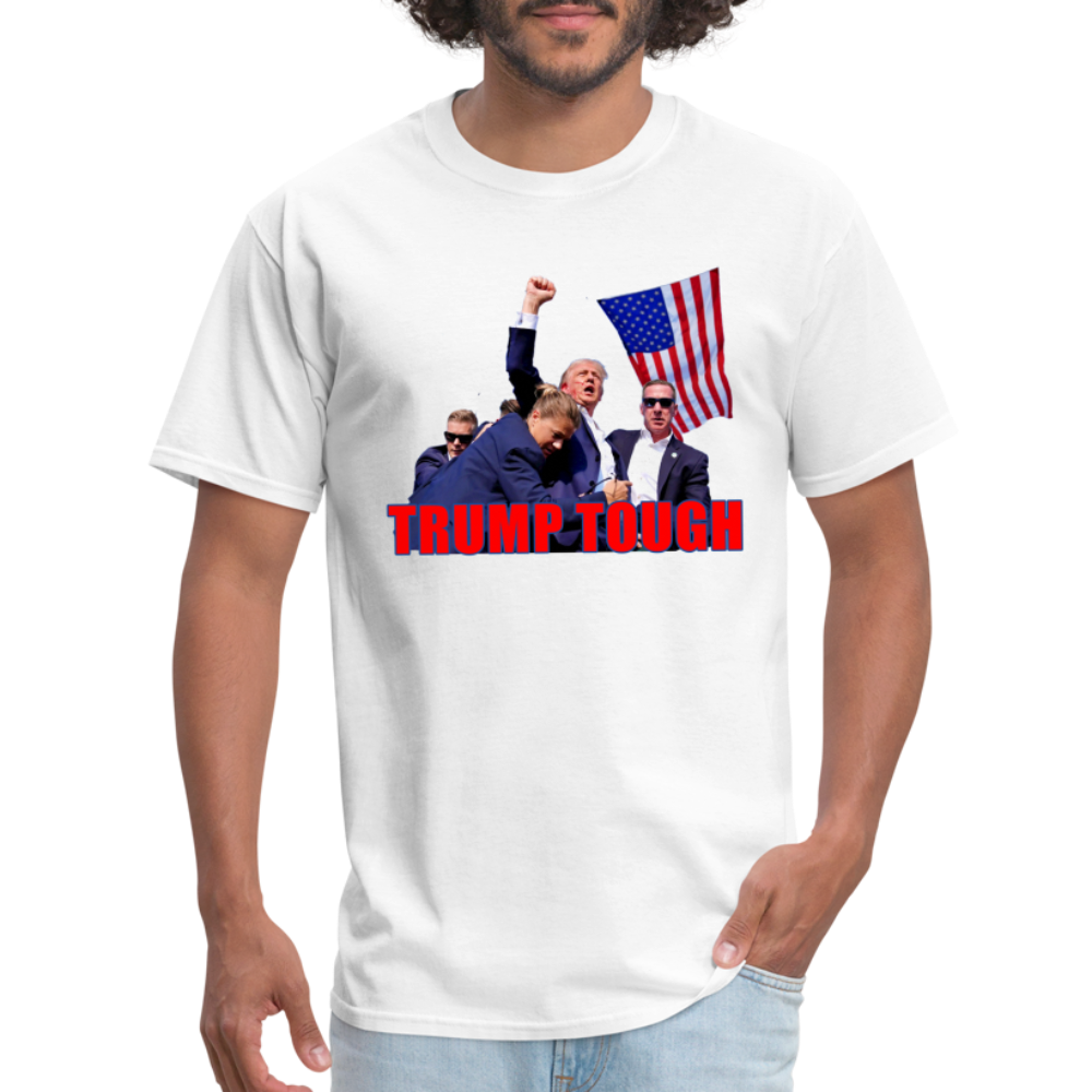 Trump Tough T-Shirt (Trump Fight Image) - white