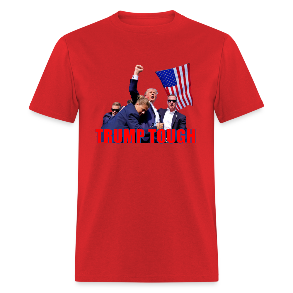 Trump Tough T-Shirt (Trump Fight Image) - red