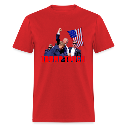 Trump Tough T-Shirt (Trump Fight Image) - red