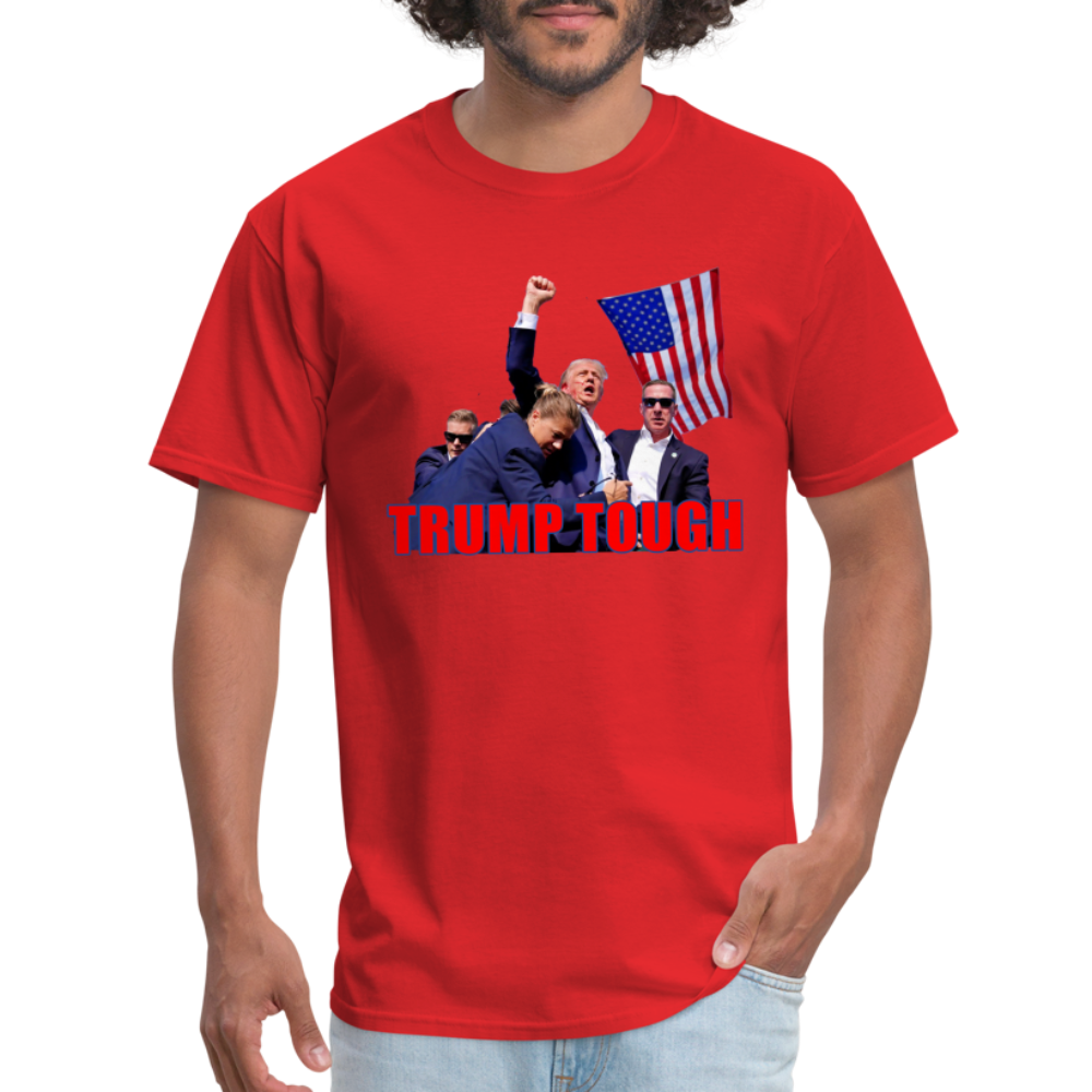 Trump Tough T-Shirt (Trump Fight Image) - red