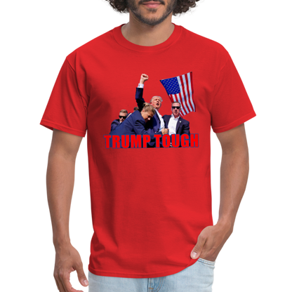 Trump Tough T-Shirt (Trump Fight Image) - red