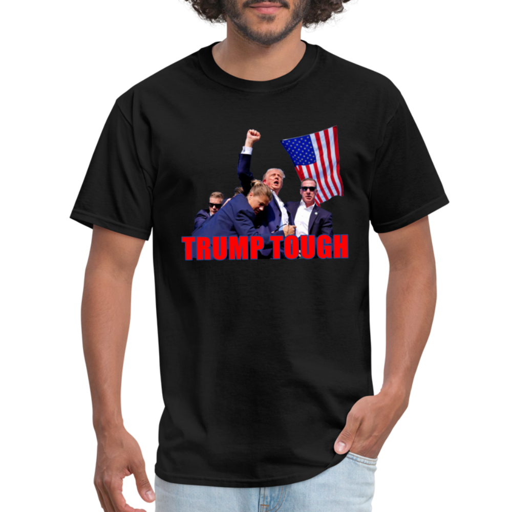 Trump Tough T-Shirt (Trump Fight Image) - black