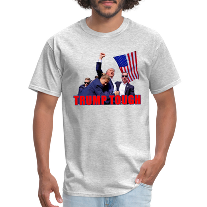 Trump Tough T-Shirt (Trump Fight Image) - heather gray