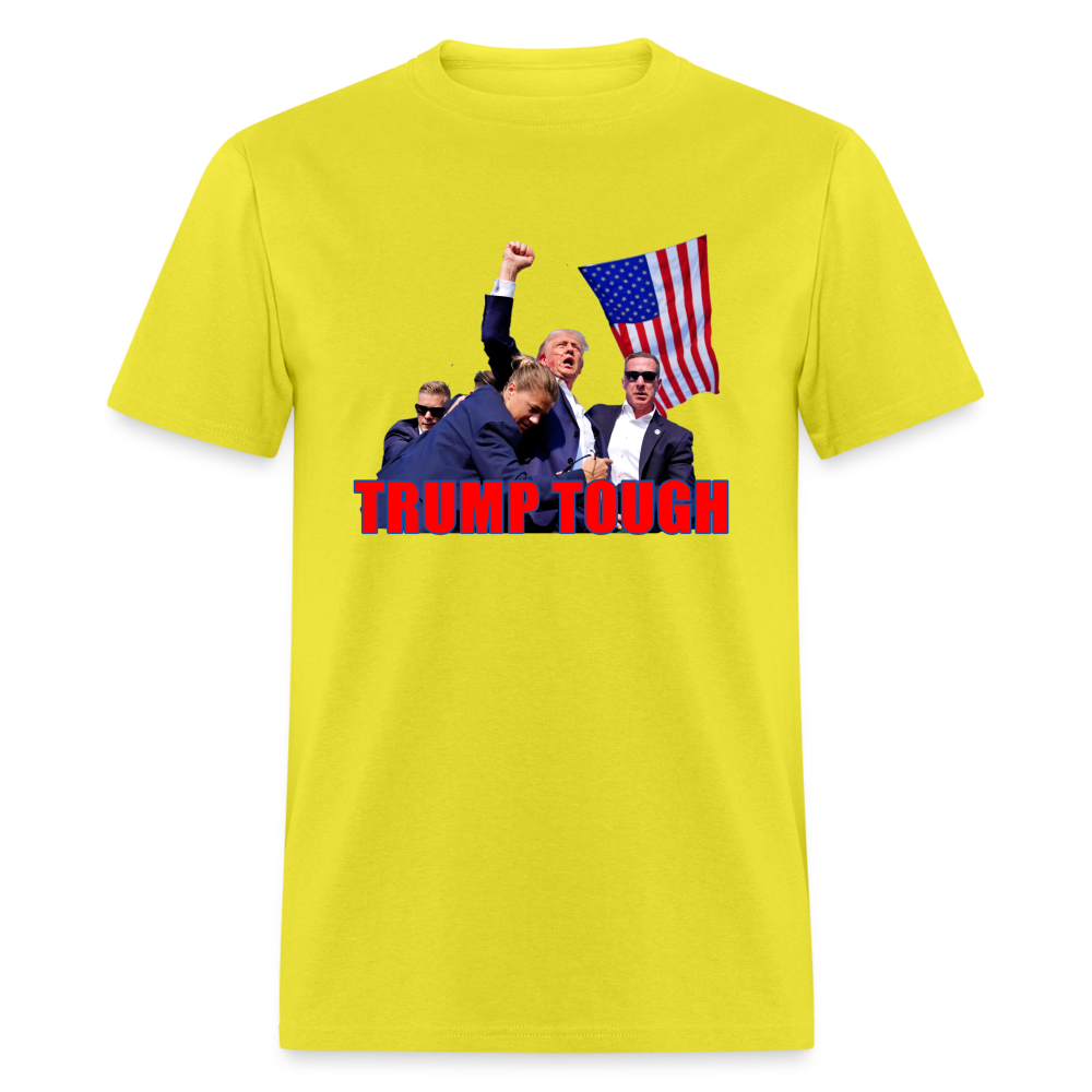 Trump Tough T-Shirt (Trump Fight Image) - yellow