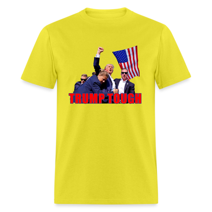 Trump Tough T-Shirt (Trump Fight Image) - yellow