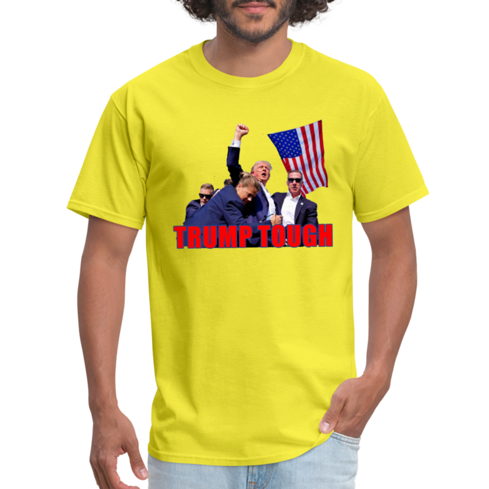 Trump Tough T-Shirt (Trump Fight Image) - yellow