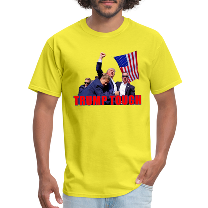 Trump Tough T-Shirt (Trump Fight Image) - yellow