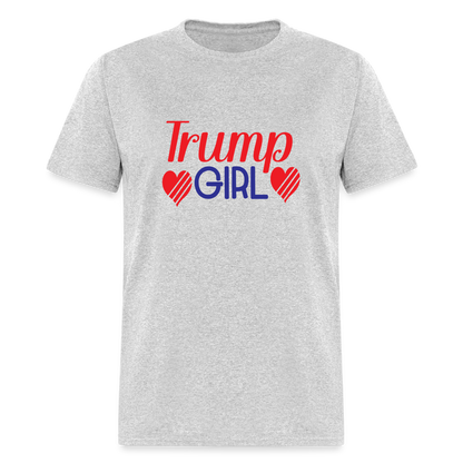 Trump Girl T-Shirt - heather gray