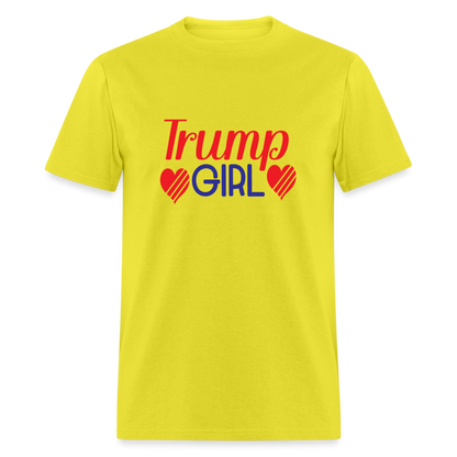 Trump Girl T-Shirt - yellow