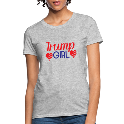 Trump Girl Women's Contoured T-Shirt - heather gray