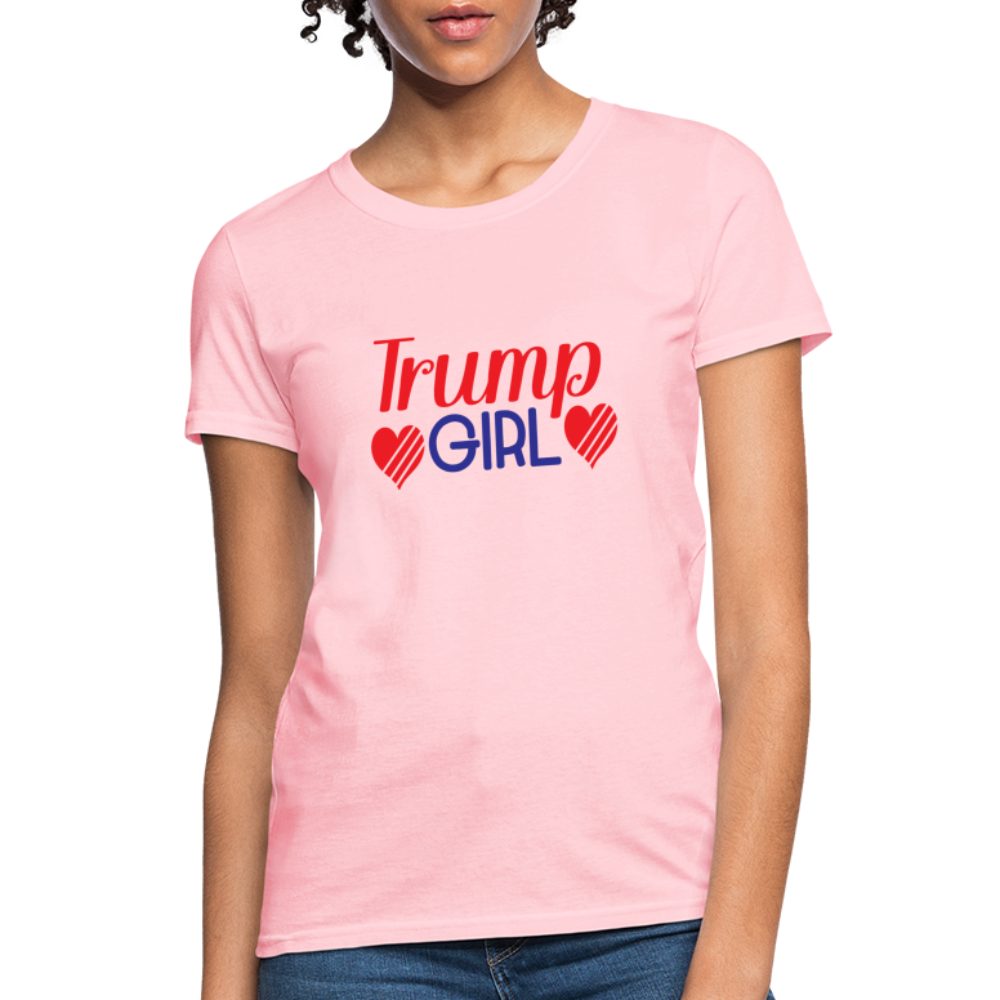 Trump Girl Women's Contoured T-Shirt - pink