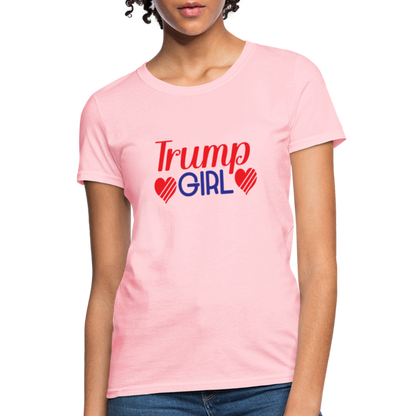 Trump Girl Women's Contoured T-Shirt - pink