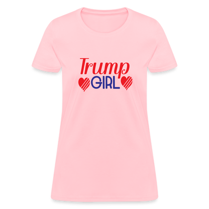 Trump Girl Women's Contoured T-Shirt - pink