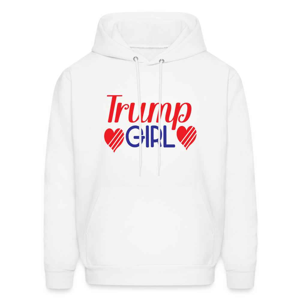 Trump Girl Hoodie - white