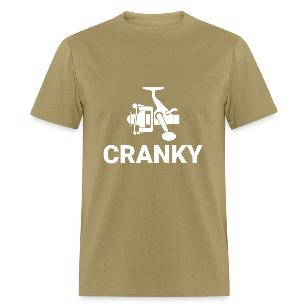 Fishing Cranky T-Shirt - khaki