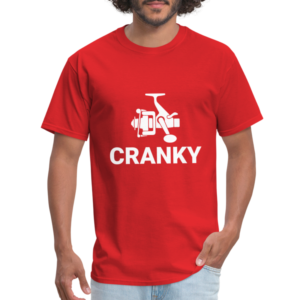 Fishing Cranky T-Shirt - red