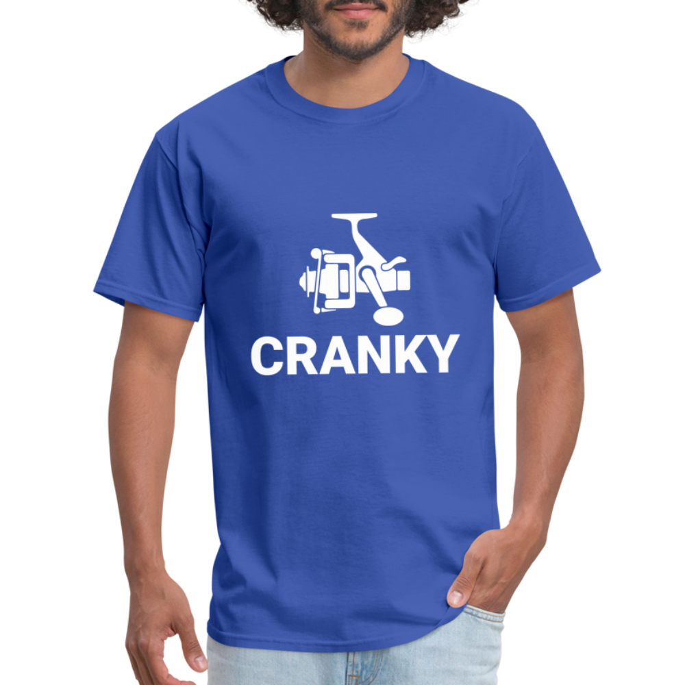 Fishing Cranky T-Shirt - royal blue