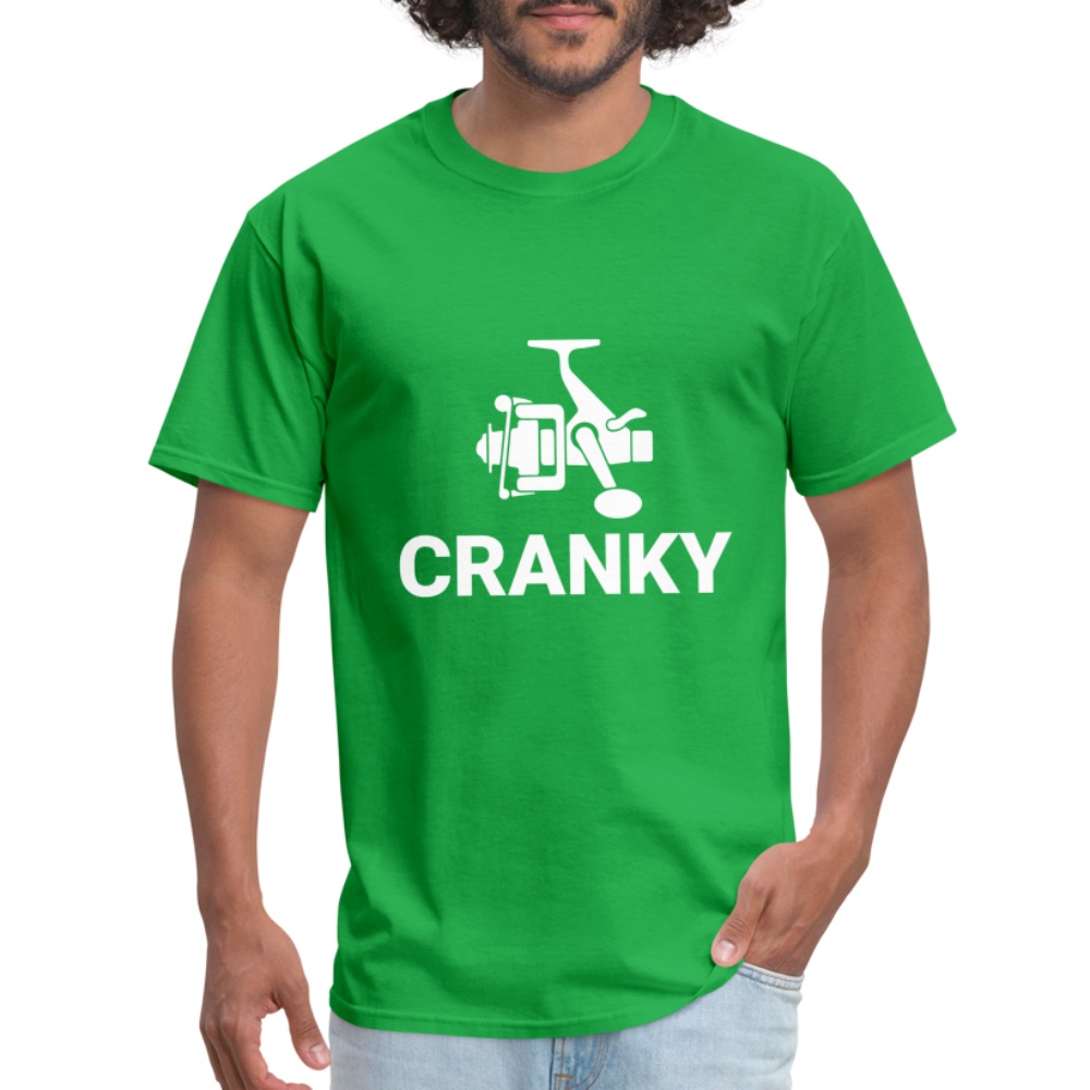 Fishing Cranky T-Shirt - bright green