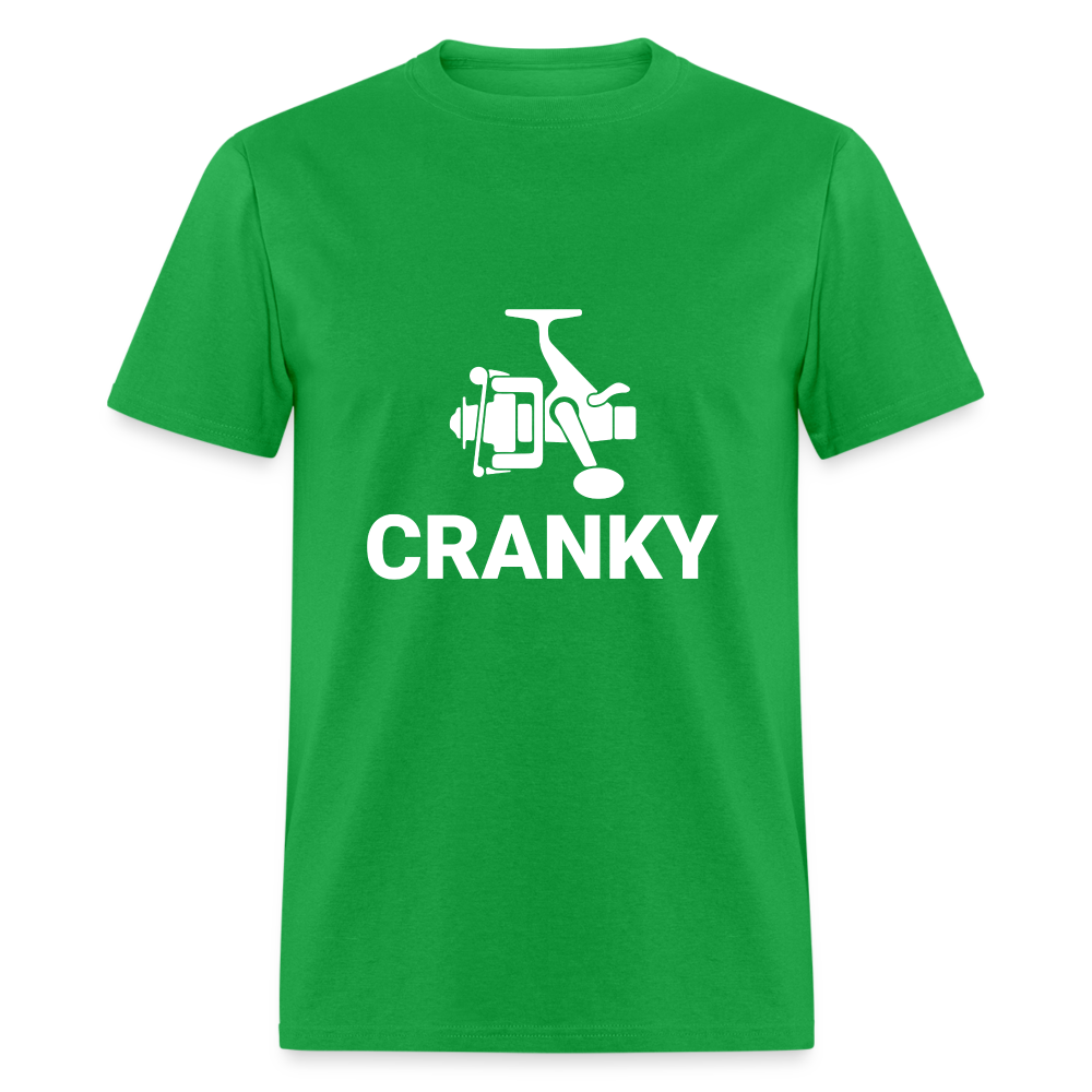 Fishing Cranky T-Shirt - bright green