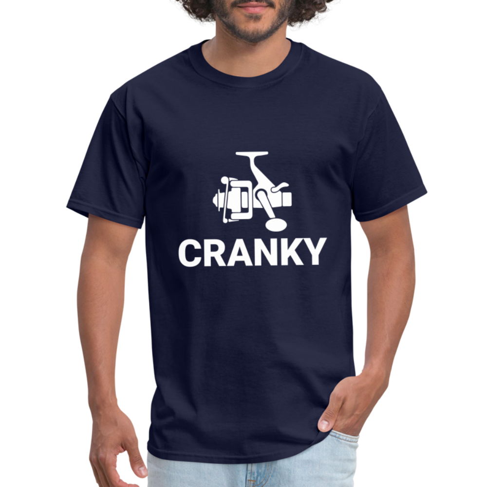 Fishing Cranky T-Shirt - navy