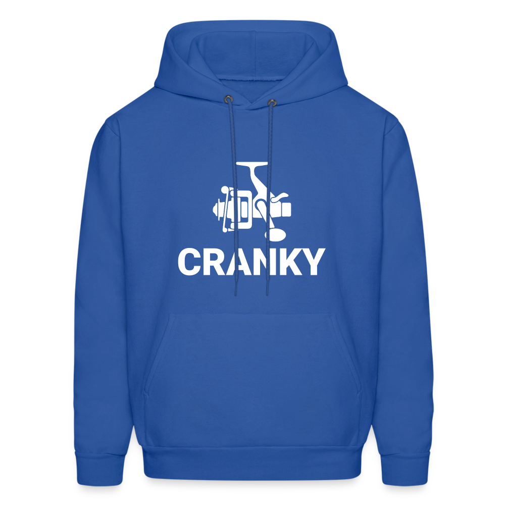 Fishing Cranky Hoodie - royal blue