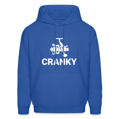 Fishing Cranky Hoodie - royal blue