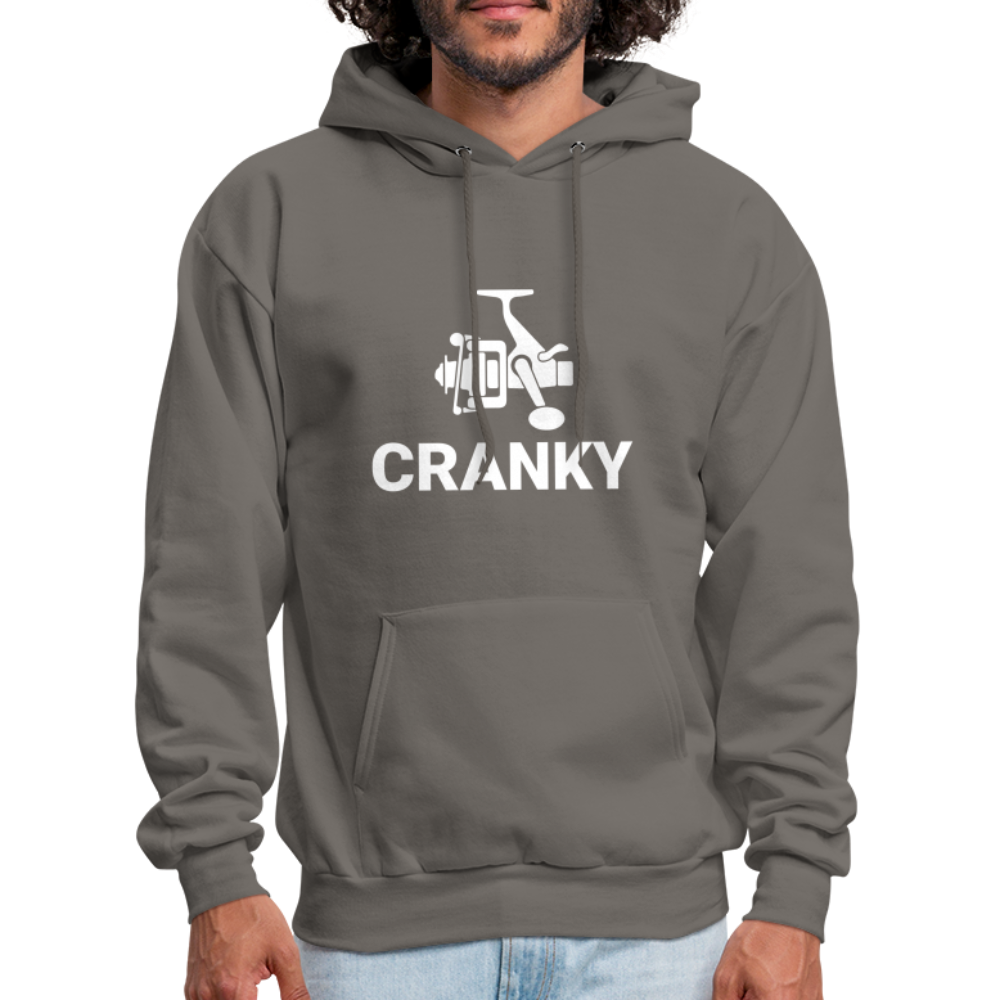 Fishing Cranky Hoodie - asphalt gray