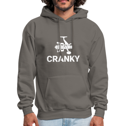 Fishing Cranky Hoodie - asphalt gray