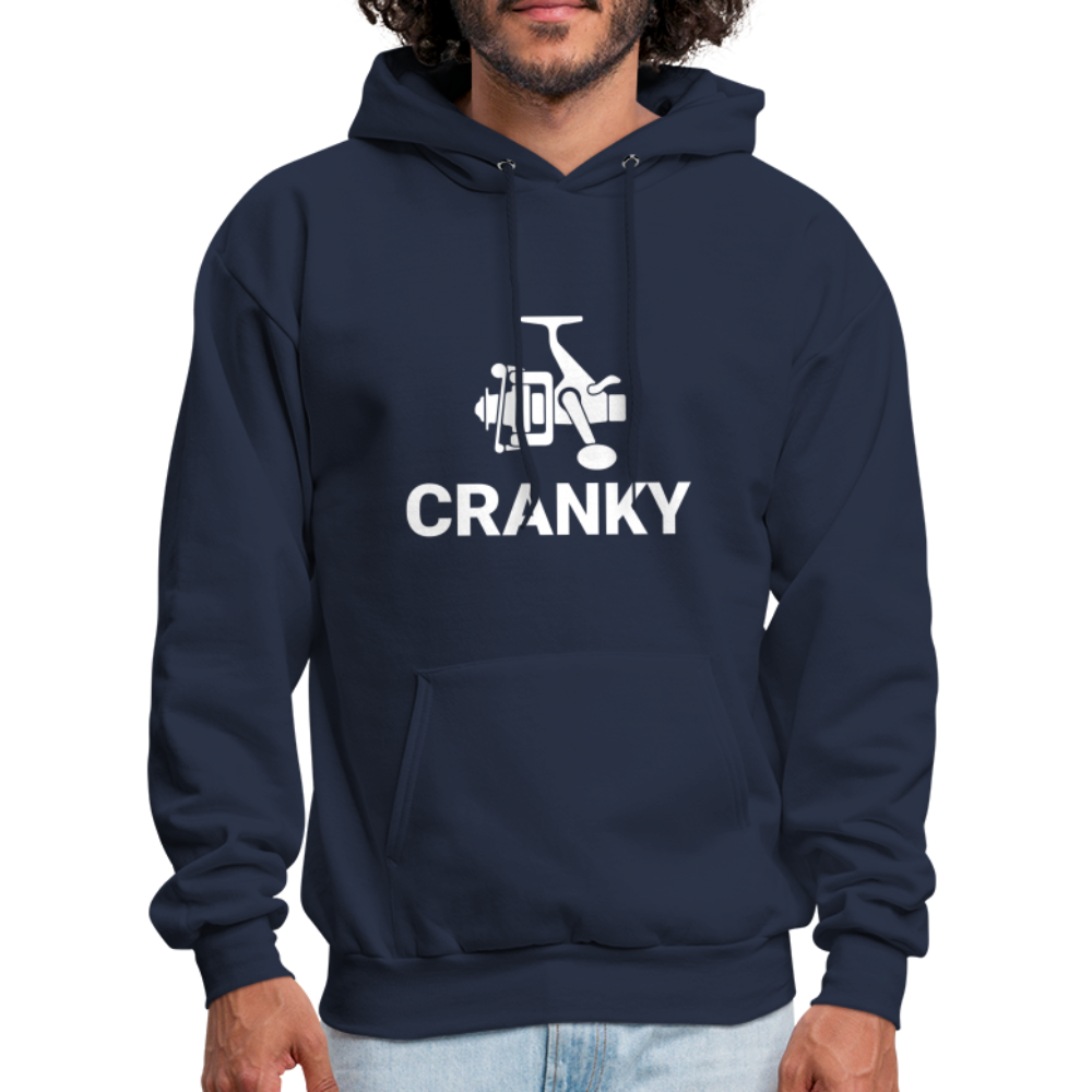 Fishing Cranky Hoodie - navy