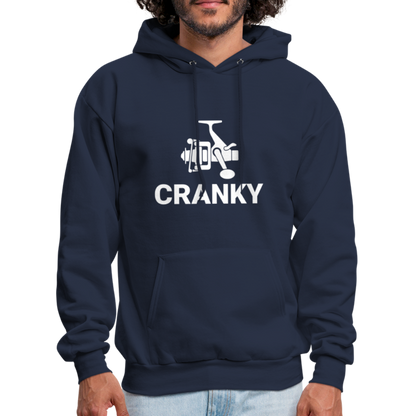 Fishing Cranky Hoodie - navy