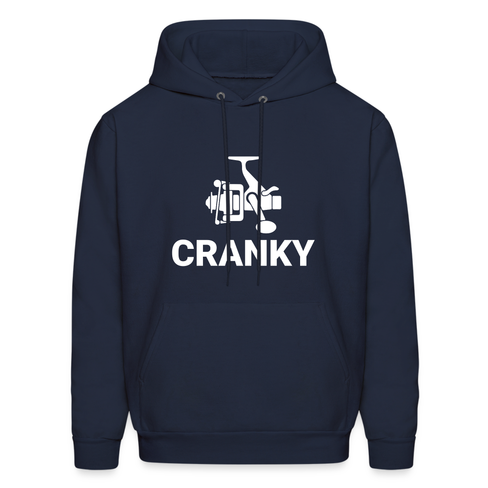 Fishing Cranky Hoodie - navy