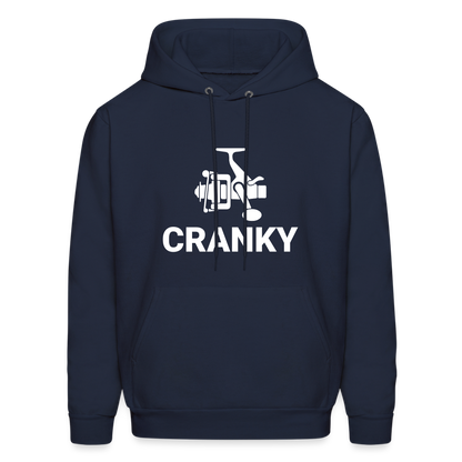 Fishing Cranky Hoodie - navy