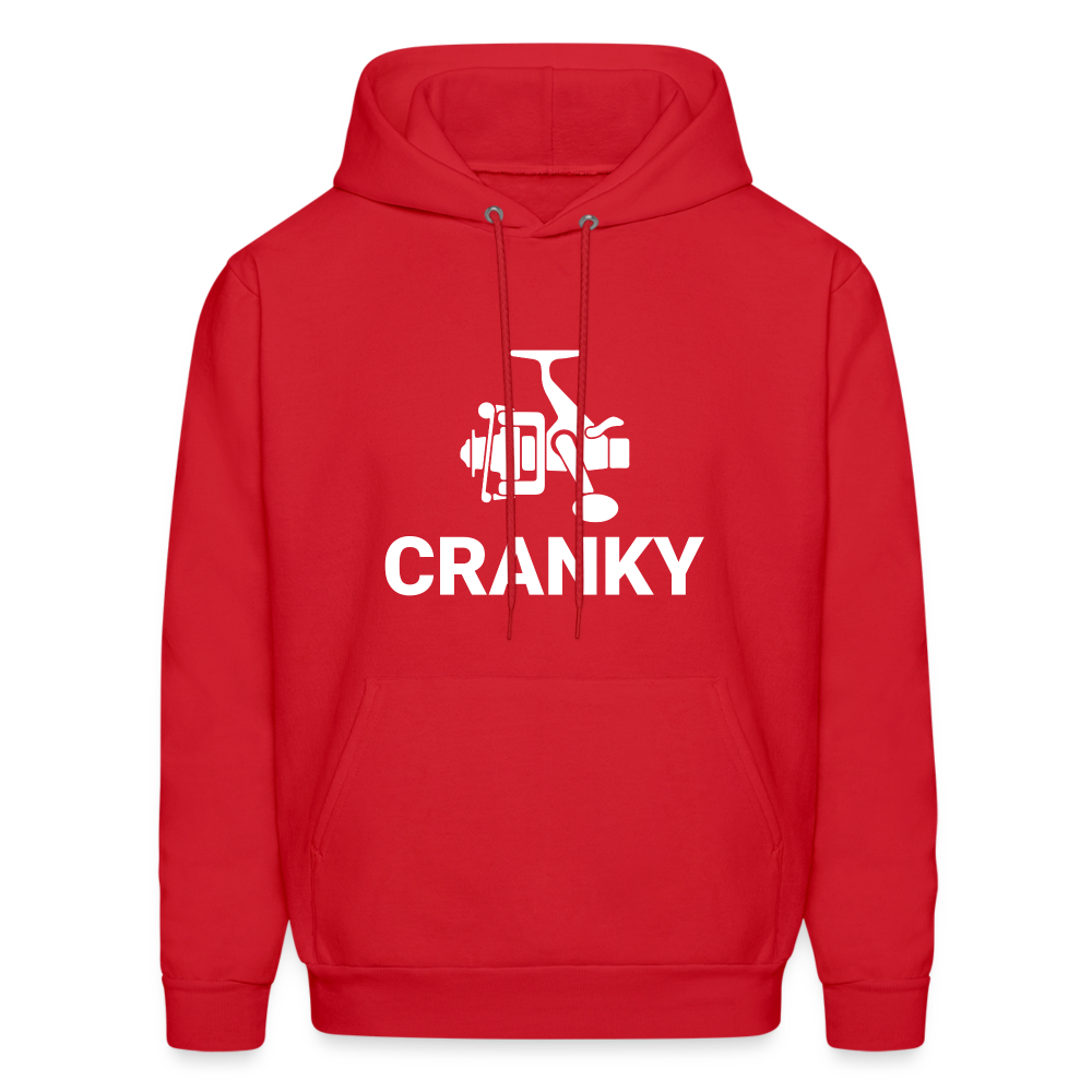 Fishing Cranky Hoodie - red